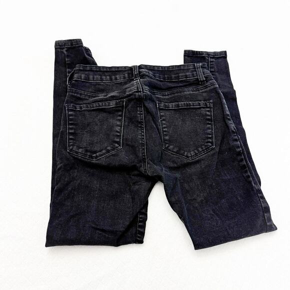 All Saints Spitalfields Black Charcoal Denim Jeans Size 27 - Picture 4 of 7